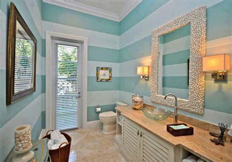 But the second most popular choice in tiny bathrooms, and rightfully so, is blue in its many lighter shades and tints. 20 Beautiful Beach Bathroom Decors | Home Design Lover ...