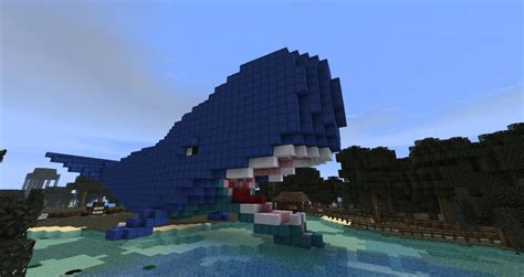 Minecraft Whale Map Art