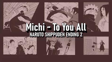 Naruto Shippuden Ending 2 Michi ~to You All Legendado Pt Br Youtube