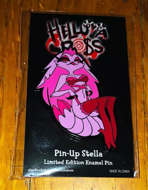 Helluva Boss Pin Up Valentine S Stolas Pin Sold Out Forever Hazbin