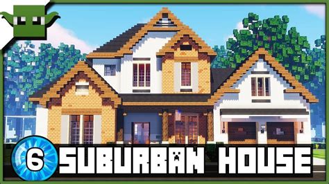 Minecraft 113 Suburban House 6 Creative Showcase Minecraft Plans