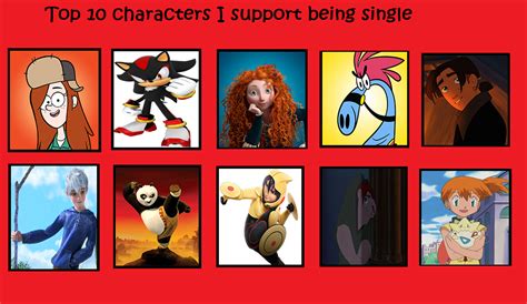 My Top 10 Characters I Support Being Single By Firemaster92 On Deviantart