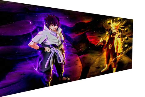 Canvas Anime Naruto Sasuke Pictures Wall Art High Quality Etsy