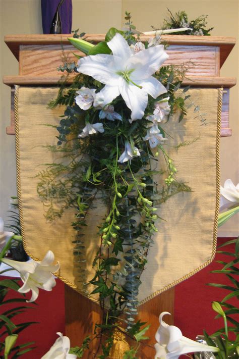 Flower Arrangements For Church Pulpit Idalias Salon