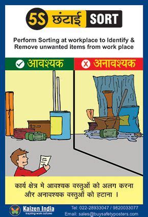 Online tenders are invited on behalf of the president of india for printing 12,000 post office identity card. 5S Safety Posters in Hindi, Marathi, English Gujarati ...