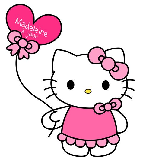 Free Hello Kitty With Balloons Png Download Free Hello Kitty With