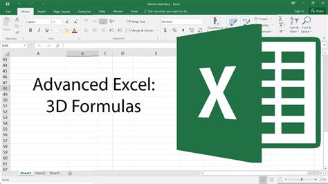 Advanced Excel - 3D Formulas - Advanced Excel Tutorial - YouTube