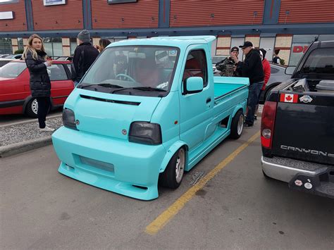 Custom Imported Japanese Kei Truck At Timmies On Blackfoot 800 To