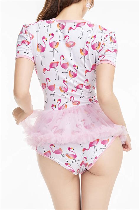 TEN NIGHT Adult Baby Diaper Lover ABDL Onesie Pajamas Bodysuit Cute