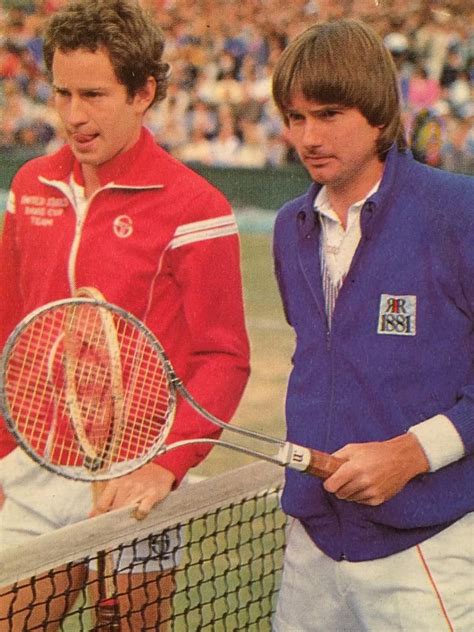 John Mcenroe And Jimmy Connors Cant Hide The Tension Prior To The 1982