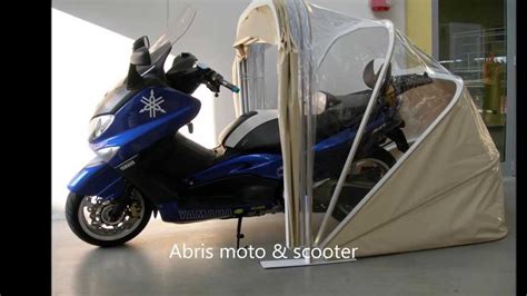 Abri protection moto scooter multi usages abris karacol S - YouTube