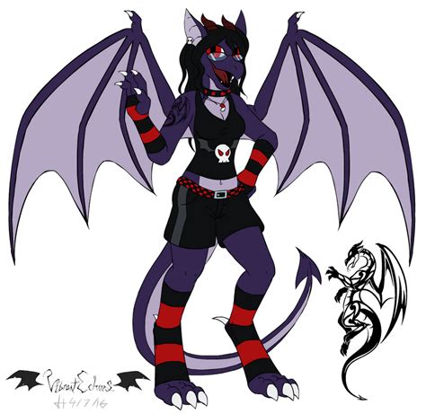 Fursona Reference Vi The Dracobat By Vibrantechoes On Deviantart