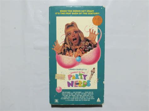 Assault Of The Party Nerds VHS Rare Sexy Comedy Linnea Quigley Prism