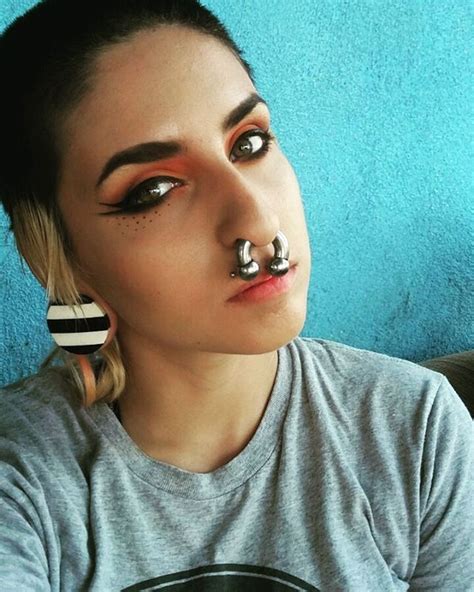 Beauties With Strong Personality And Expression And Stretched Septum