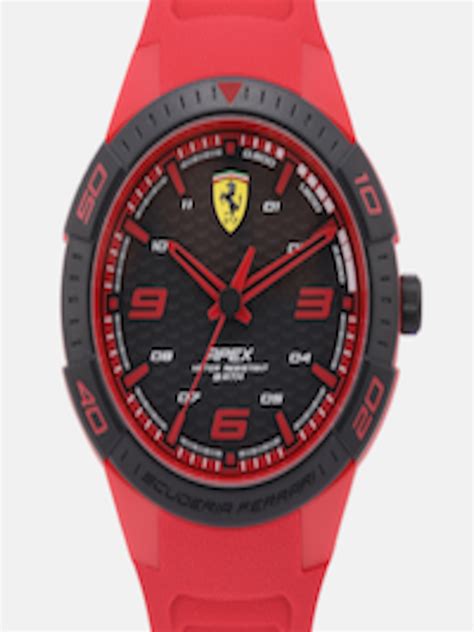 Also with watches scuderia ferrari lays great emphasis on quality workmanship, fine materials and a sporty look. Buy SCUDERIA FERRARI Men Black Analogue Watch 0830664 - Watches for Men 10851920 | Myntra