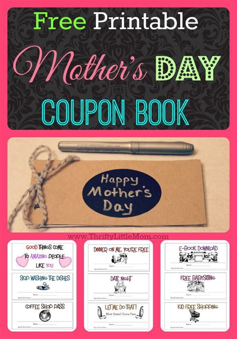 Free Printable Mothers Day Coupons Mothers Day Coupons Mothers Day Diy Coupon Book