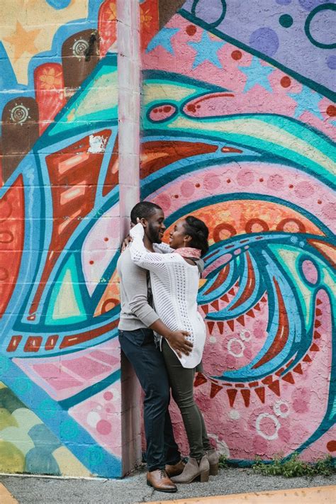 Vibrant Downtown Houston Engagement Session By Blvd Photography