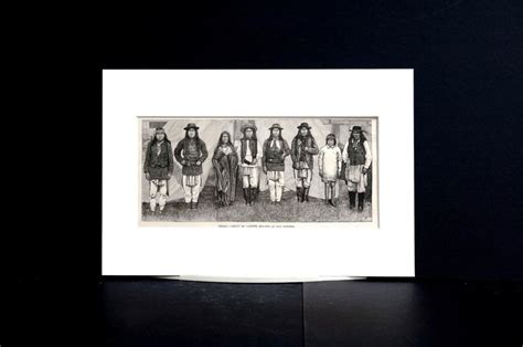 San Antonio Texas Apache Indians Squaws Captive Apaches 1886 Etsy