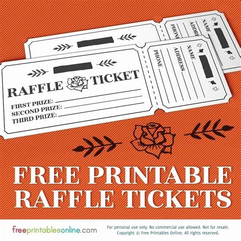 free printable ticket stub template luxury printable rosy raffle tickets free raffle templat