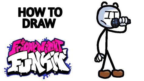 How To Draw Henry Stickmin From Friday Night Funkin Step By Step Youtube