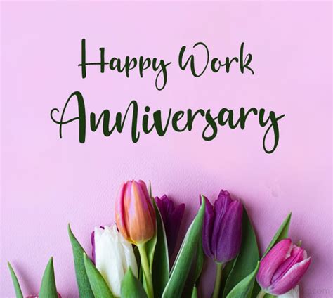 60 Work Anniversary Wishes And Messages