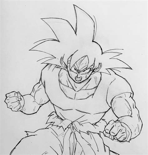 Goku Dbz Dragon Ball Artwork Dragon Ball Z Manga Anime Pure Products Picture Black White