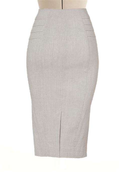 Linen Blend Pencil Skirt Custom Handmade Fully Lined Wide Choices Of