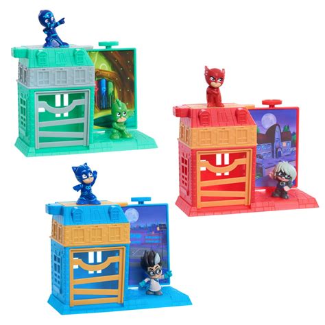 Pj Masks Night Time Micros Trap And Escape Playset Assortment Each Sold