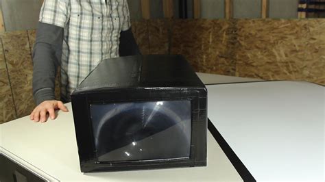There are ten steps to implement, 1 st to determine the size & 2 nd one to gather the materials. How to Make a DIY Home Theater Projector and 50" Screen for Only $5 (Great for March Madness ...