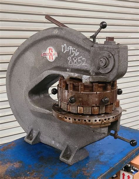 Rotex Manual Turret Punch Press 18 A 18 Stations