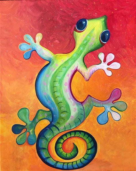 Resultado De Imagen Para Gecko Painting Gecko Wall Art