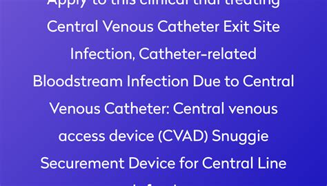 Central Venous Access Device Cvad Snuggie Securement Device For