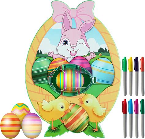 Easter Egg Decorator Kit Egg Painting Kit With Egg Spinner Easter Egg