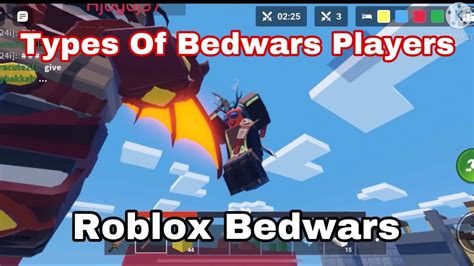 5 Types Of Roblox Bedwars Players Youtube