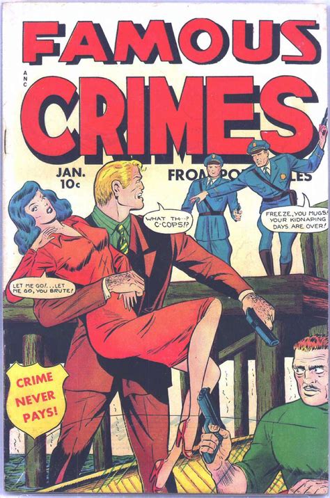 Famous Crimes 15 Fox Feature Syndicate Comic Book Plus