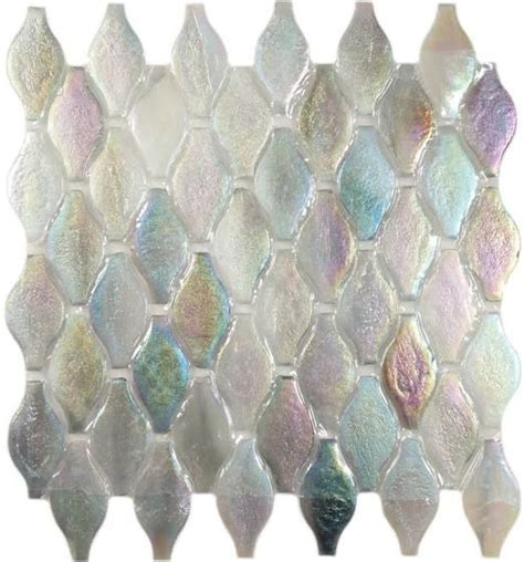 Irrdescent Shimmer Tile Latern Iridescent Tile Iridescent Glass