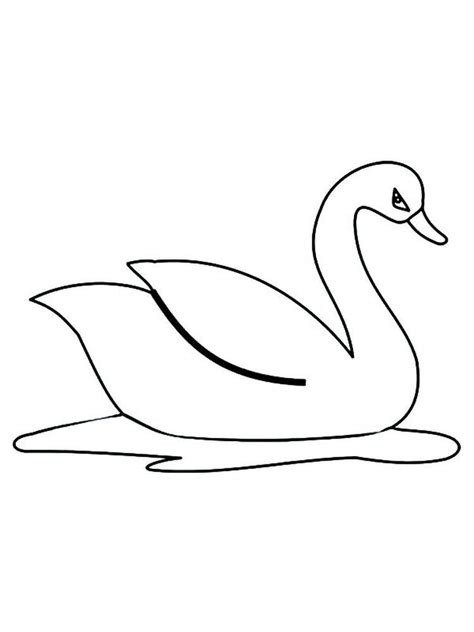 List Of Swan Coloring Pages