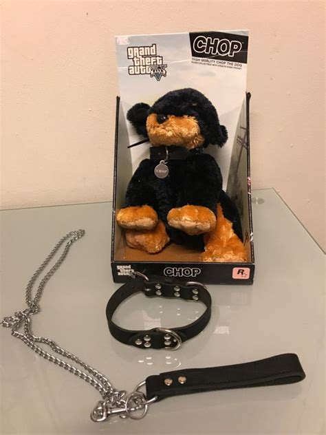 Exclusive Gta V Merchandise Chop Plushe And Chops Replica Collar With Leash Catawiki