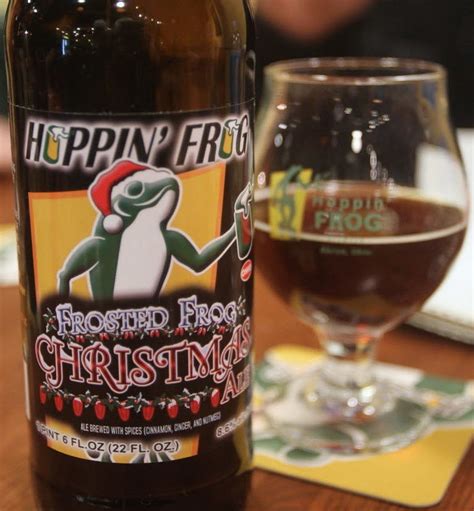 Hoppin Frog Brewery Sets Frosted Frog Christmas Ale Release