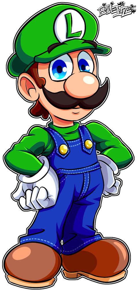 Luigi Super Mario Bros By Emil Inze On Deviantart