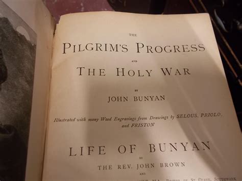 Pilgrims Progress And The Holy War By Bunyan John Good Hardcover