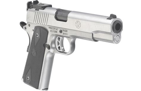 Ruger Sr1911 10mm Auto Full Size Pistol With Stainless Finish