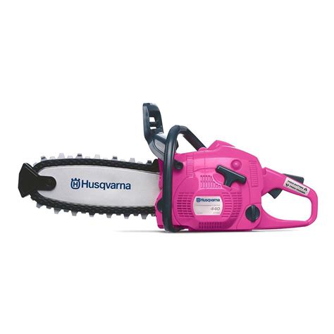 Husqvarna 440 Toy Kids Battery Operated Pink Rotating Chainsaw Limited