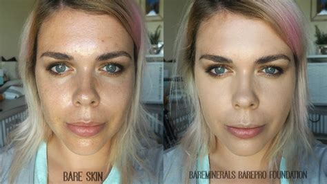 Bare Minerals Matte Foundation Before And After