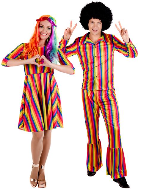 Adults Rainbow Costume All Ladies Fancy Dress Hub