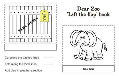 5 Best Images Of Dear Zoo Printables Dear Zoo Activities Free