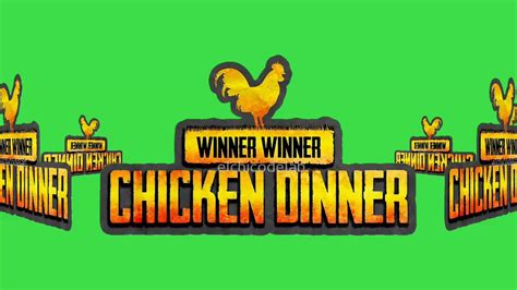 Pubg Green Screen Effect Winner Winner Chicken Dinner Youtube