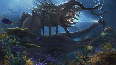 Artstation Deep Sea Creature Alejandro Olmedo