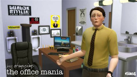 Скачать The Sims 4 Набор декора для офисов от Oh My Sims 4 Геймплей