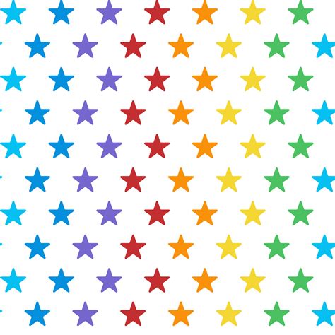 Seamless Colorful Star Pattern Vector Download Free Vectors Clipart